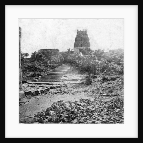 A ruined temple near Madras, India by Anonymous