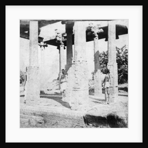 A ruined temple near Madras, India by Anonymous