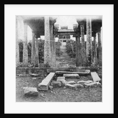 A ruined temple near Madras, India by Anonymous