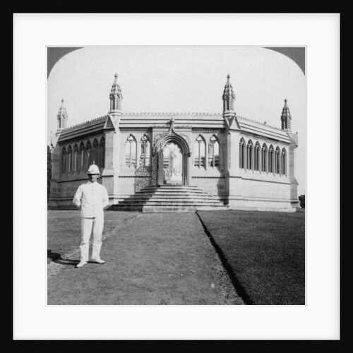 Memorial to the British women and children murdered during the Indian Mutiny, Cawnpore, India by Underwood & Underwood