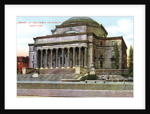 Columbia University library, New York, USA by Anonymous