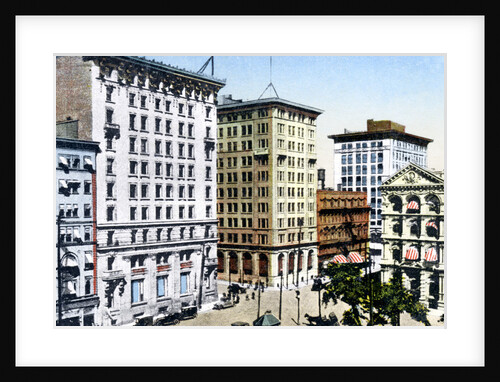 Victoria Square, St James Street, Montreal, Canada by Anonymous