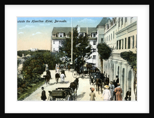 Outside the Hamilton Hotel, Bermuda by Anonymous