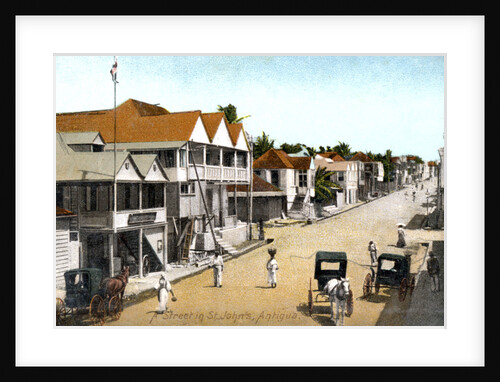 A street in St.John's, Antigua by Anonymous