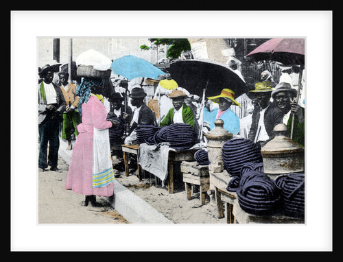 Rope tobacco sellers, Jamaica by Anonymous
