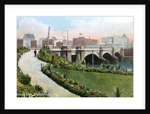 Princes Bridge, Melbourne, Australia by Anonymous