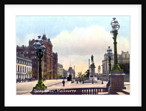 Spring Street, Melbourne, Australia by Anonymous