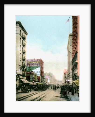 Spring Street, Los Angeles, California, USA by Anonymous