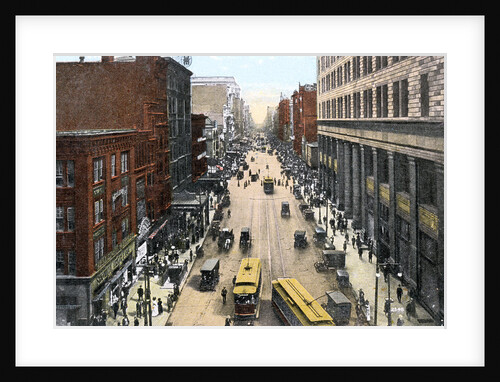 Looking east along Market Street from City Hall, Philadelphia, Pennsylvania, USA by Anonymous