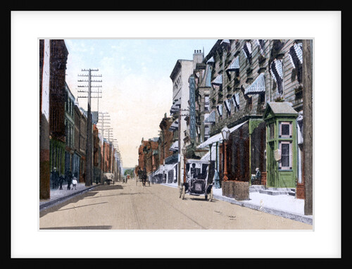 The Halifax and Queens Hotels, Hollis Street, Halifax, Nova Scotia, Canada by Anonymous