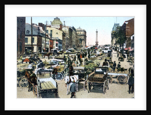 Jacques Cartier Market, Montreal, Canada by Anonymous