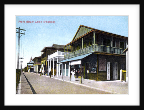 Front Street, Colon, Panama by Anonymous