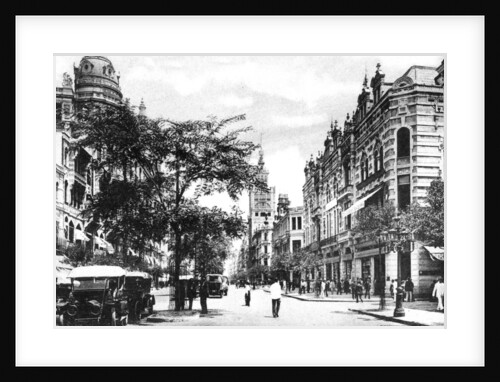 Avenida Rio Branco, Rio de Janeiro, Brail by Anonymous