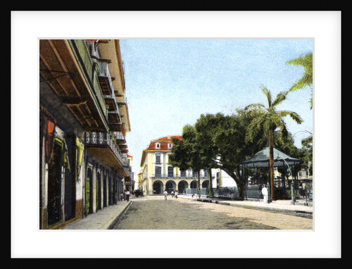 Central Park and Canal Building, Panama City, Panama by Anonymous