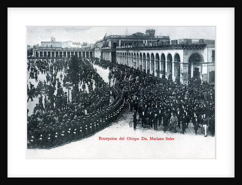 The reception of Bishop Mariano Soler, Montevideo, Uruguay by Anonymous