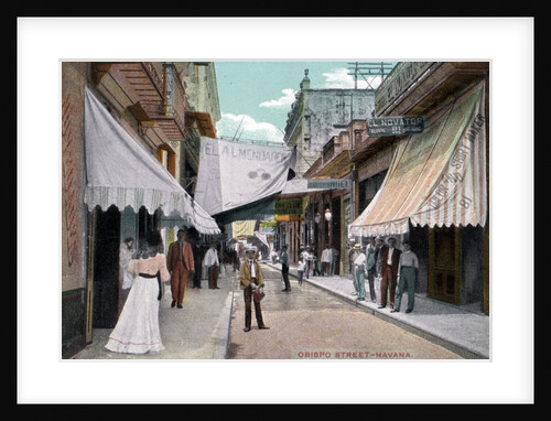 Obispo Street, Havana, Cuba by Anonymous