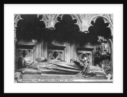 Founder's Tomb, St Bartholomew the Great by Anonymous