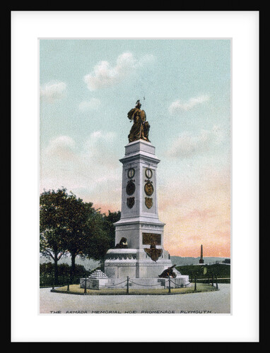 The Armada Memorial, Hoe Promenade, Plymouth, Devon by Anonymous