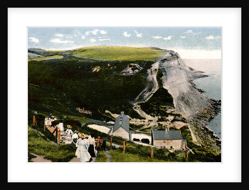 Ecclesbourne Cliff, Hastings, East Sussex by Anonymous