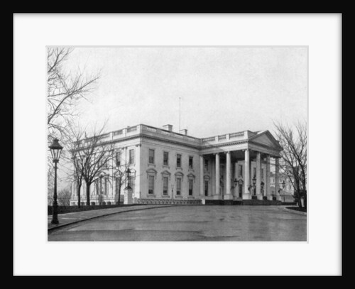 The north portico of the White House, Washington D.C., USA by Anonymous