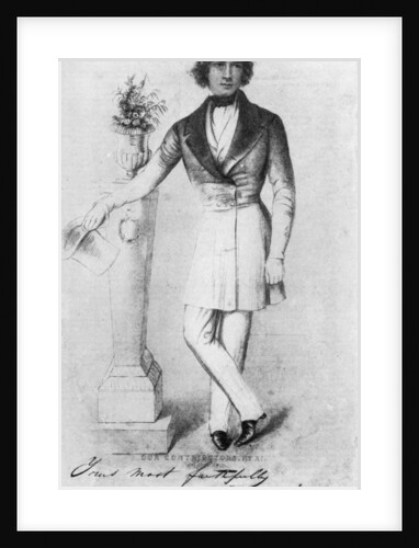 Nathaniel Parker Willis (1806-1867), American author, poet and editor by Anonymous