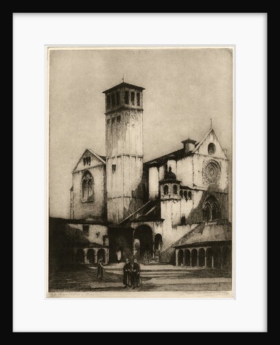 The Church of San Francesco, Assisi, Italy by Louis Wherter