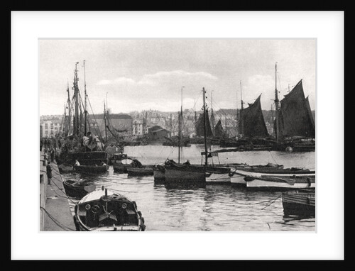 The Barbican, Plymouth, Devon by Photochrom Co Ltd of London