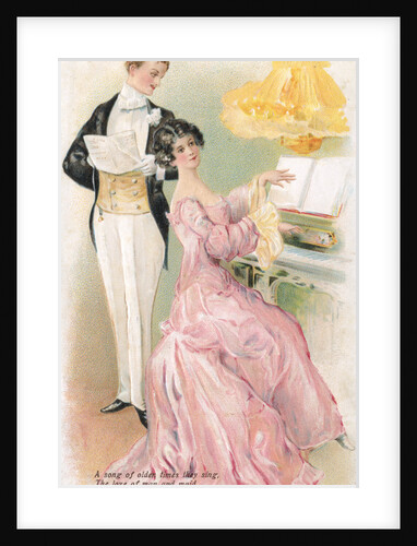 A couple singing a song by Anonymous