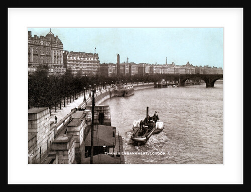 The Thames Embankment, London by Anonymous