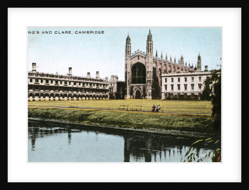 King's and Clare Colleges, Cambridge, Cambridgeshire by E Dennis