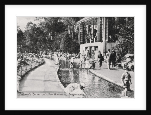'Children's Corner and New Bandstand, Bournemouth', Dorset by Anonymous