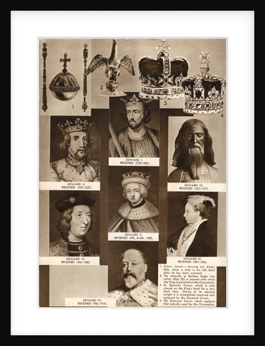 Kings and crown jewels by Anonymous