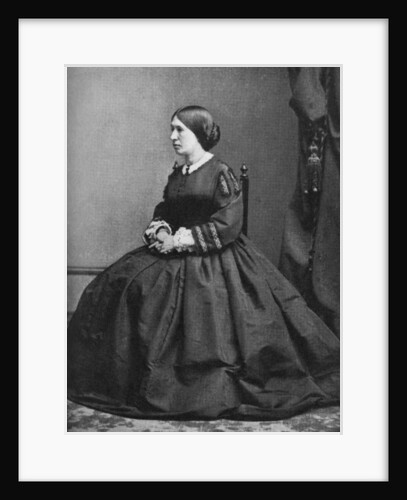 Julia Grant, wife of American president Ulysses S Grant by Anonymous