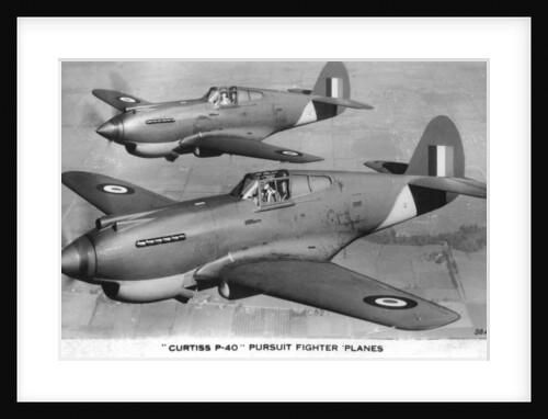 Curtiss P-40 Pursuit Fighter Planes by Anonymous