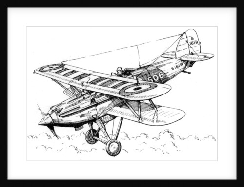 A Hawker Nimrod aeroplane by James Hay Stevens