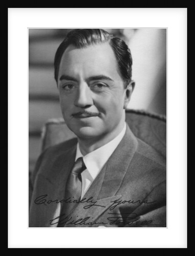 William Powell (1892-1984), American actor by Anonymous