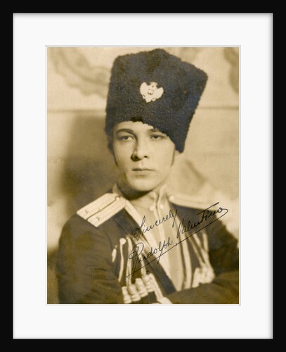 Rudolph Valentino (1895-1926), Italian actor by Anonymous