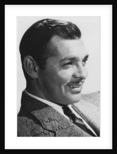Clark Gable (1901-1960), American actor by Anonymous