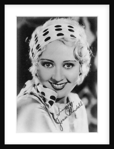 Joan Blondell (1906-1979), American actress by Anonymous