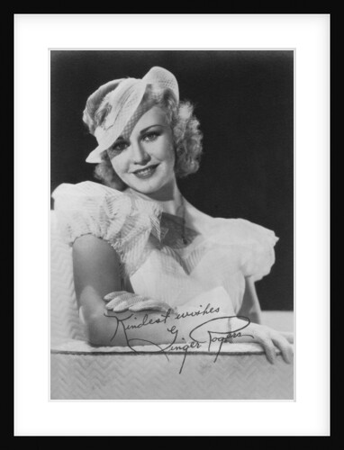 Ginger Rogers (1911-1995), American actress, dancer and singer by Anonymous