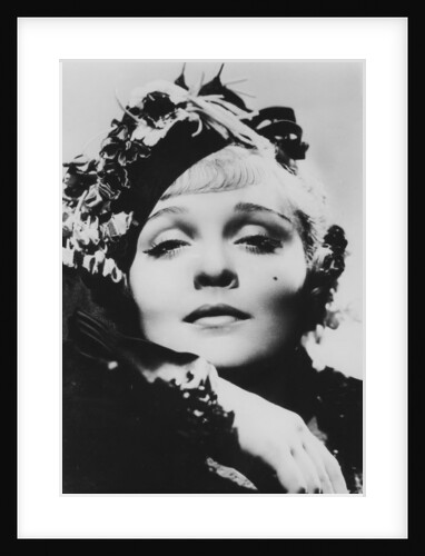 Marlene Dietrich (1901-1992), German-born American actress, singer and entertainer by Anonymous