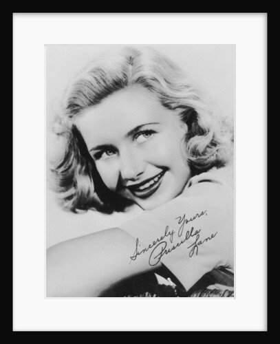 Priscilla Lane (1915-1995), American actress and singer by Anonymous