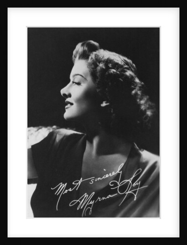 Myrna Loy (1905-1993), American actress by Anonymous