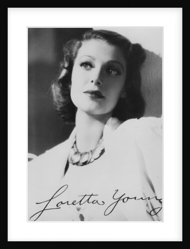 Loretta Young (1913-2000), American actress by Anonymous