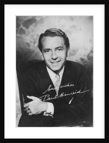 Paul Henreid (1908-1992), Austrian-born American actor and director by Anonymous