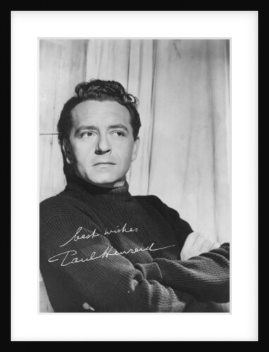 Paul Henreid (1908-1992), Austrian-born American actor and director by Anonymous