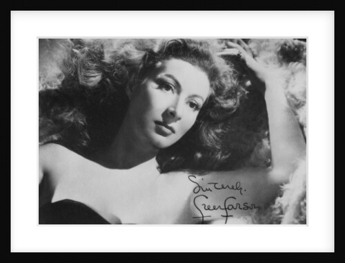 Greer Garson (1904-1996), English actress by Anonymous