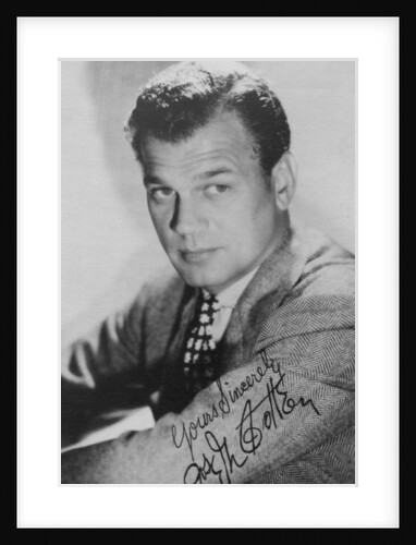 Joseph Cotton (1905-1995), American actor by Anonymous