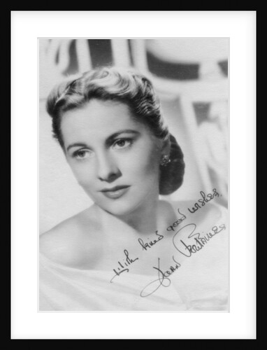 Joan Fontaine (b1917), British actress by Anonymous