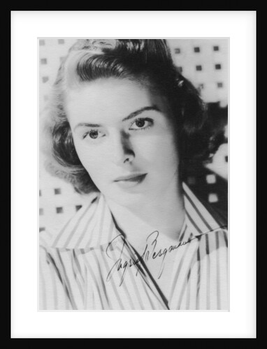 Ingrid Bergman (1915-1982), Swedish actress by Anonymous